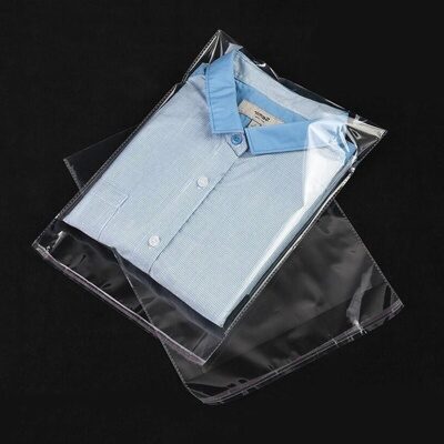 Полипропиленовый пакет с клеевым клапаном 25х30 см (С отверстием для стравки воздуха)