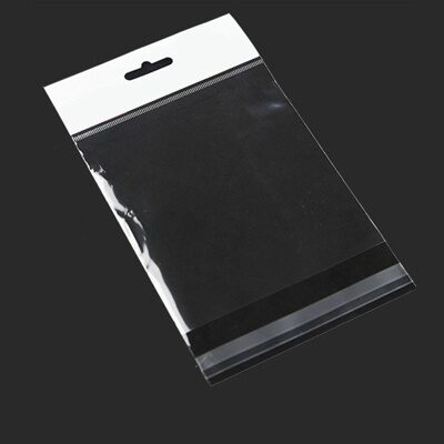 Полипропиленовый пакет с еврослотом 8х12 см