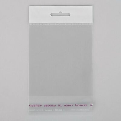 Полипропиленовый пакет с еврослотом 6х9 см